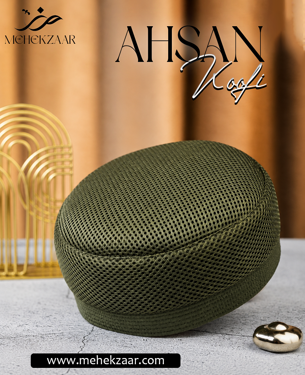 Ahsan Koofi – Premium Breathable Mesh Prayer Cap