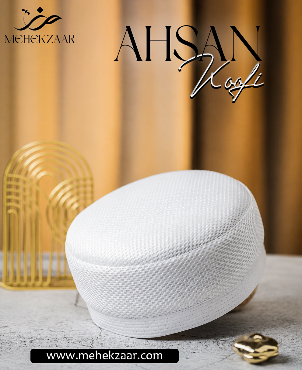 Ahsan Koofi – Premium Breathable Mesh Prayer Cap